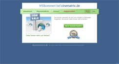 Desktop Screenshot of cinematrix.de