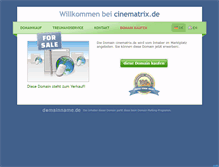 Tablet Screenshot of cinematrix.de